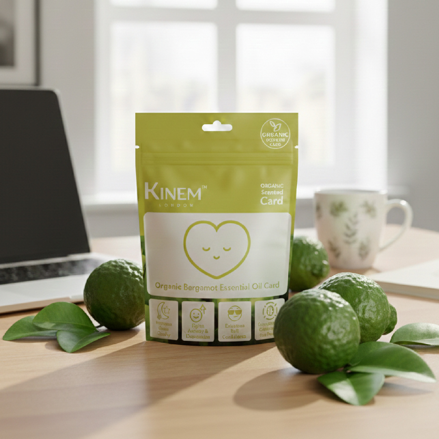 Organic Bergamot Essential Oil Card