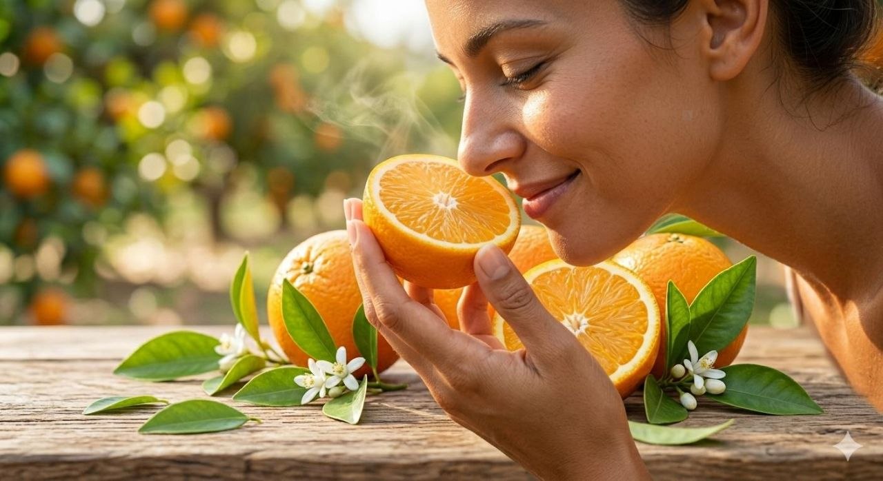 Organic Sweet Orange Scented Card