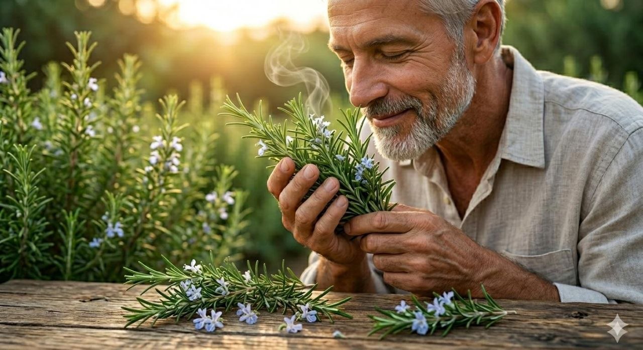 Organic Rosemary Essential Oil Card