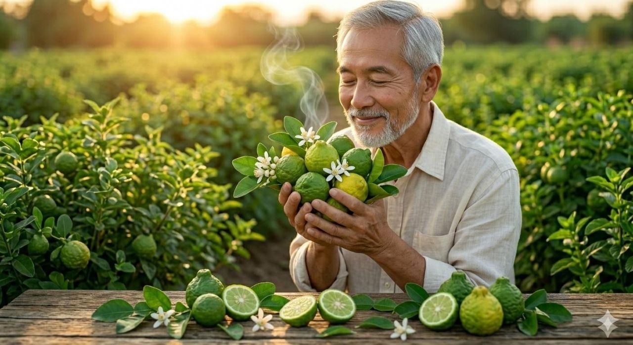 Organic Bergamot Essential Oil Card