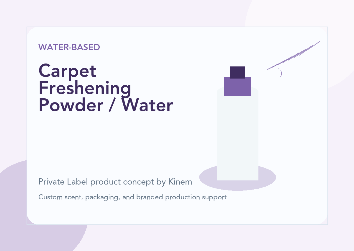 Carpet Freshening Powder / Water Spray