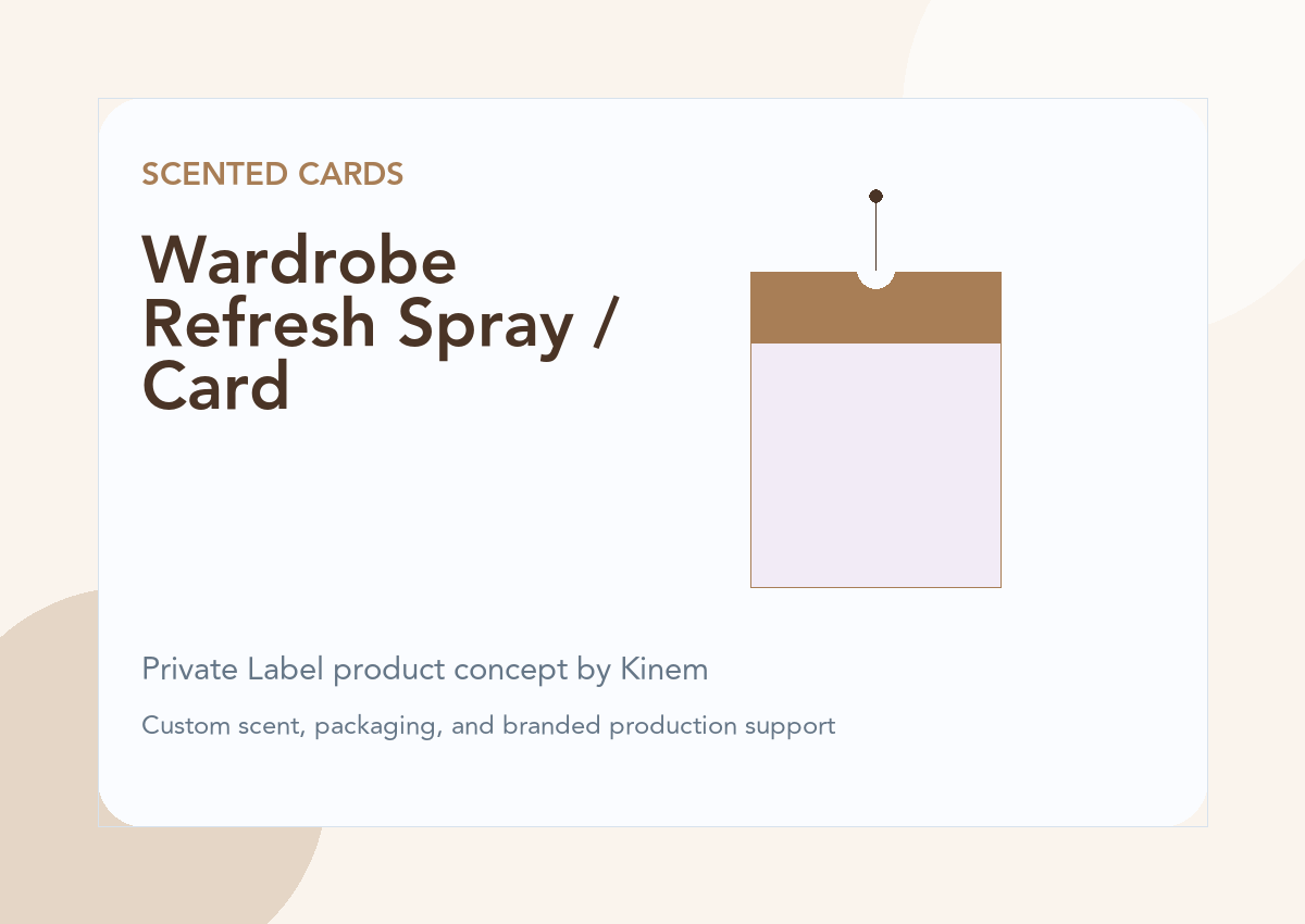 Wardrobe Refresh Spray / Card